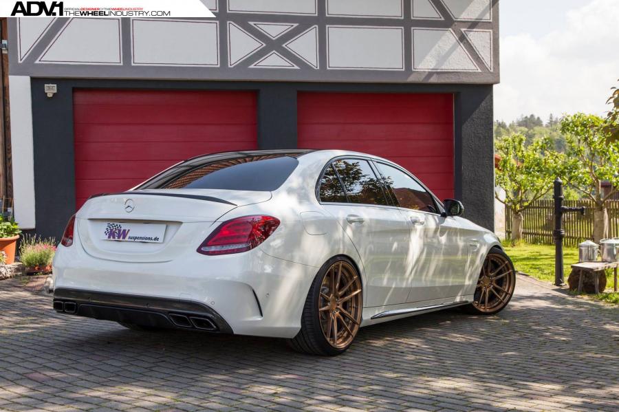  Mercedes-Benz C63 S AMG Sedan by ATT-Tec and KW on ADV.1 Wheels (ADV5.2MV2CS) 2015 года  (фото 2 из 7)